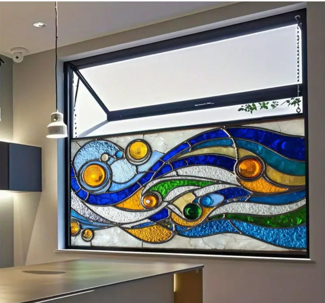 Stained glass affects window film