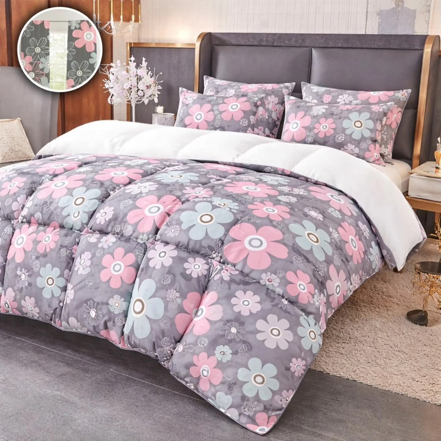Flora Comforter Sets - 5 Pieces King size