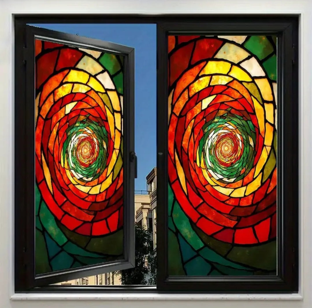 Stained glass affects window film