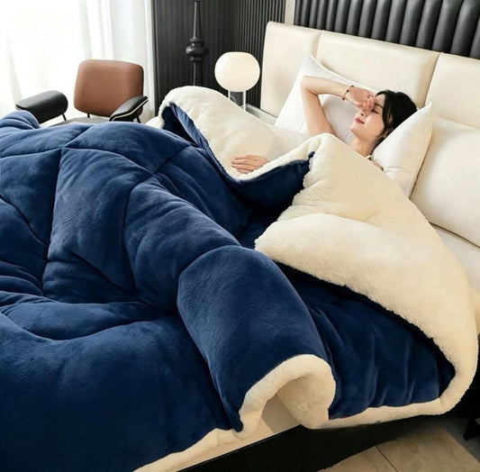 Velvet Fleece Sherpa Comforters