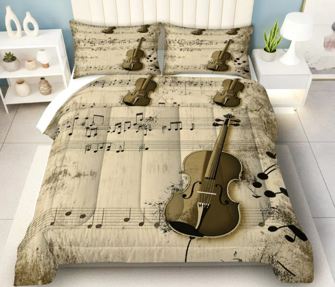 Printed Polyester Comforter Sets