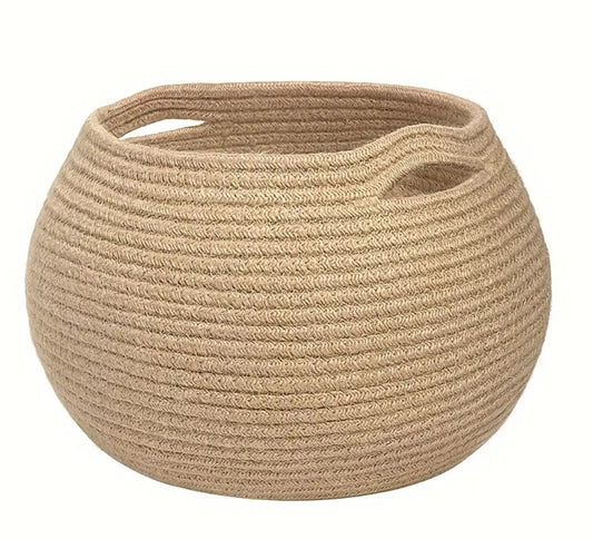Handmade storage basket