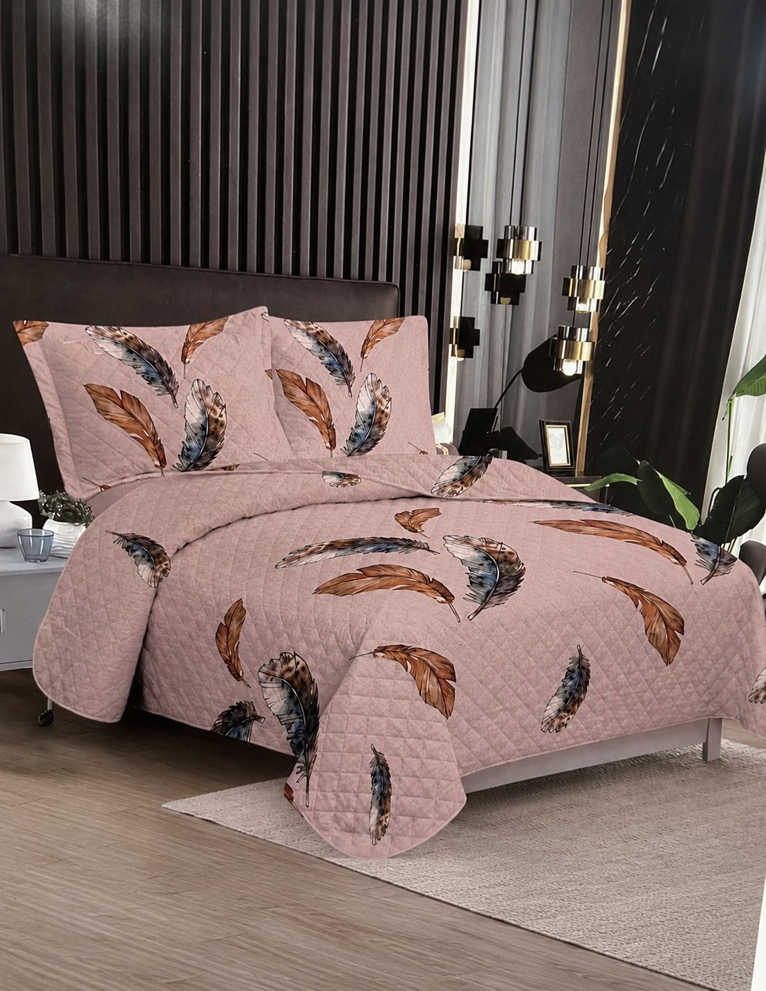 Luxury 5 Piece  Quilt Set – Queen & King Size