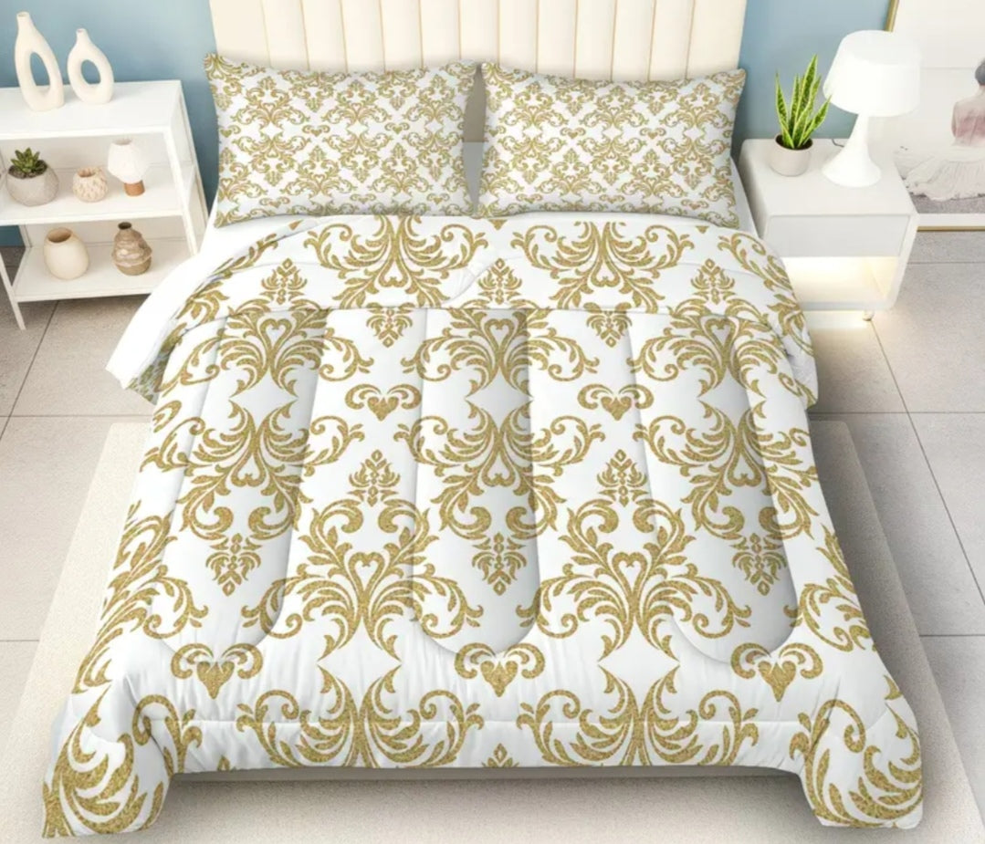 Printed Polyester Comforter Sets