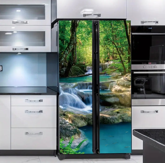 Side by side fridge wrap