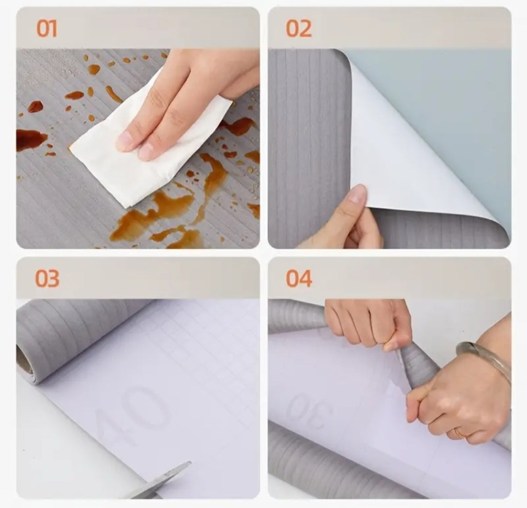 Wood Grain Vinyl Wrap – Self Adhesive Wood Effect Film for Doors, Furniture & Walls