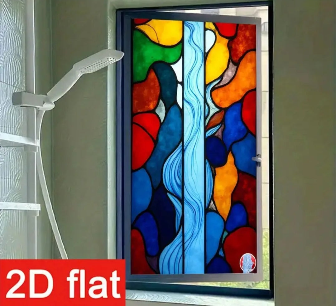 Stained glass affects window film