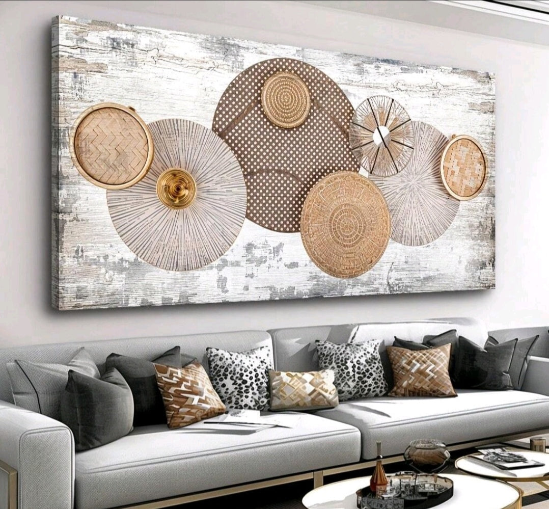 Unframed canvas
