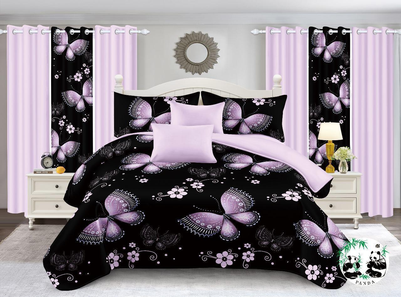 7-Piece Quilt & Curtain Set