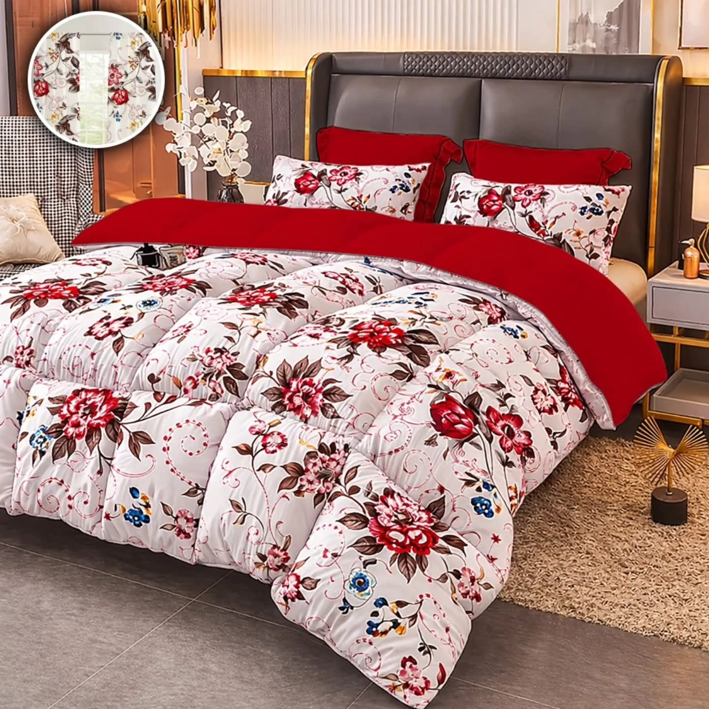 Flora Comforter Sets - 5 Pieces King size