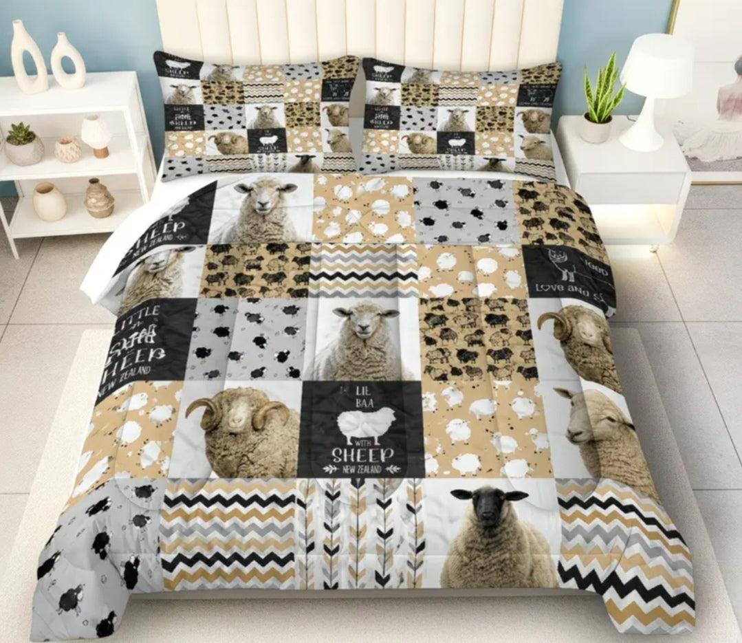 Printed Polyester Comforter Sets