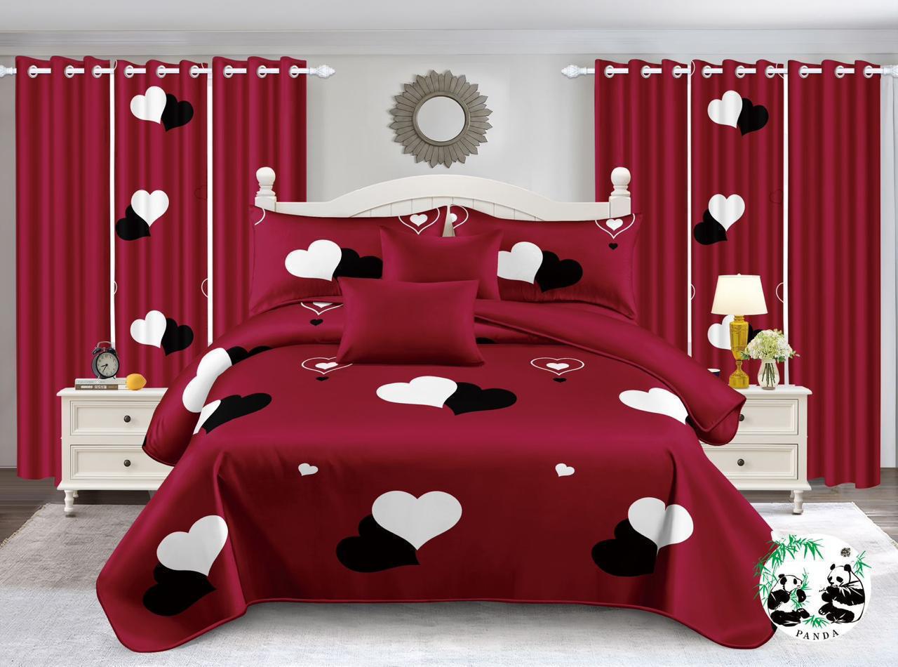 7-Piece Quilt & Curtain Set
