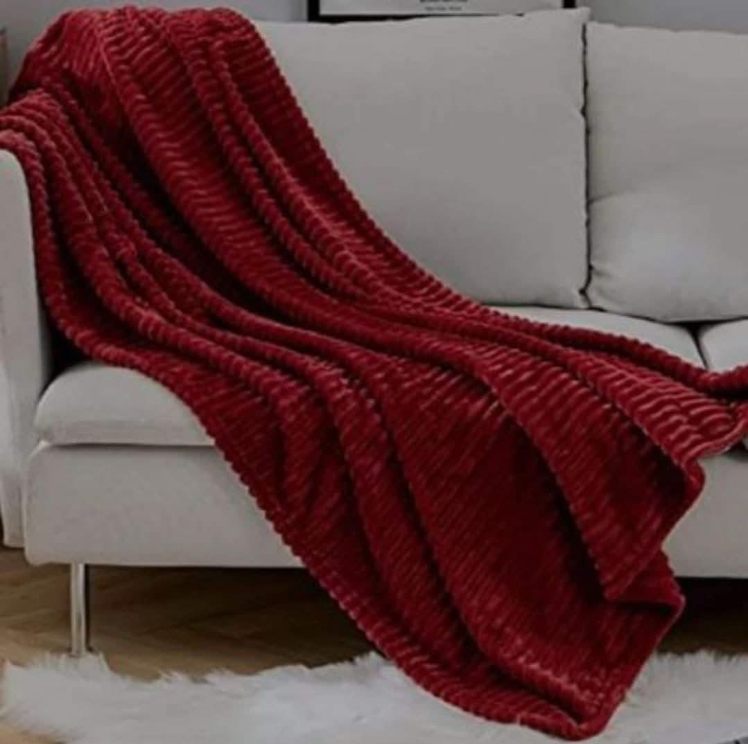 Ribbed Fleece Blanket