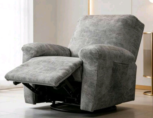Water-Repellent Stretch Recliner Sofa Cover – Leather-Look Protective Slipcover for 1 Seater