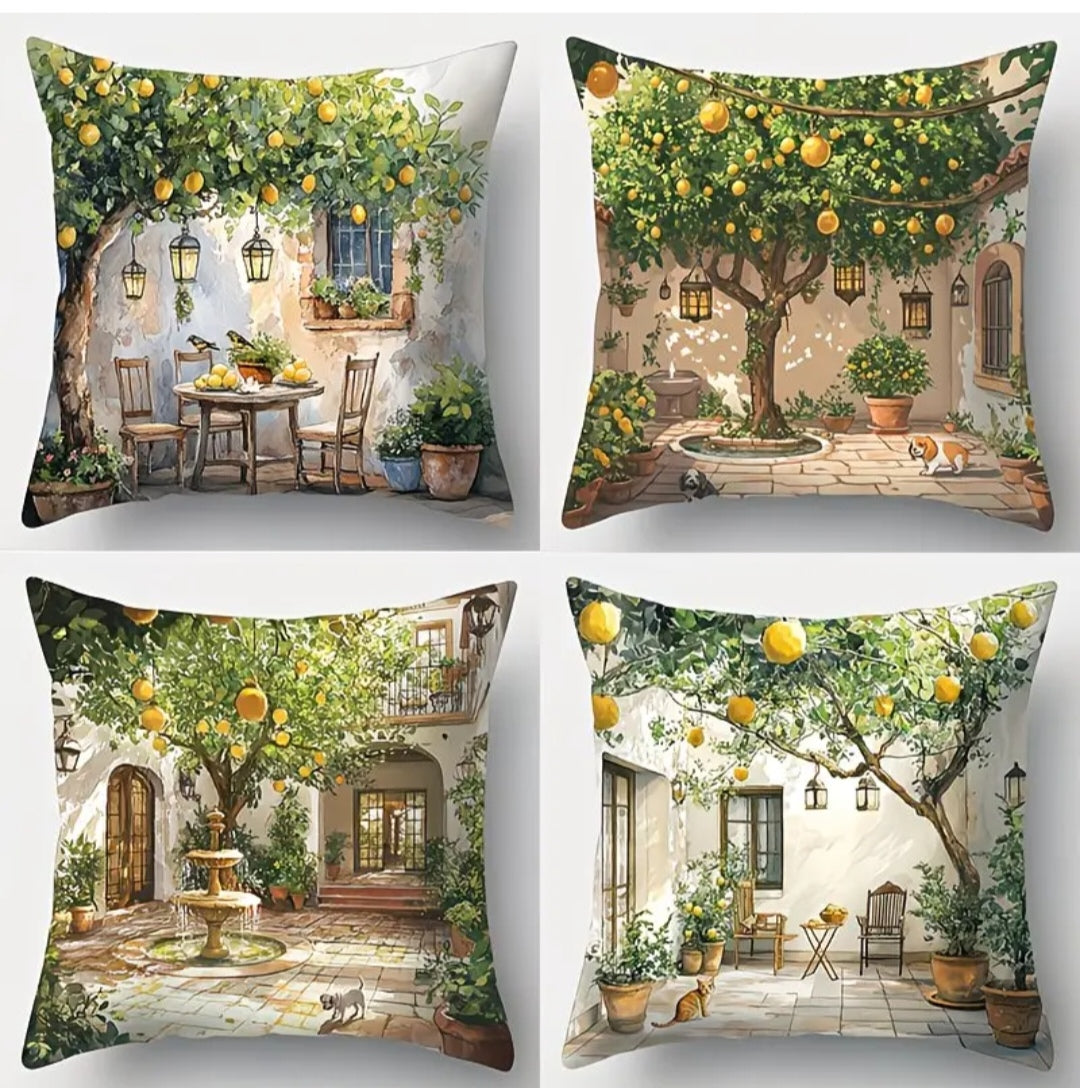 Plaaslewe Sierkussing Oortreksel (45x45cm) | Donkies, Windpomp & Plaas Tema