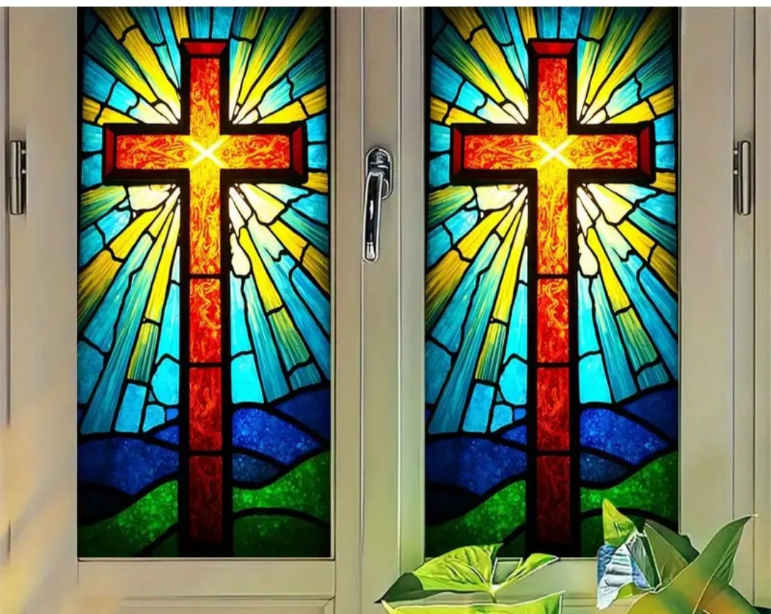 Stained glass affects window film