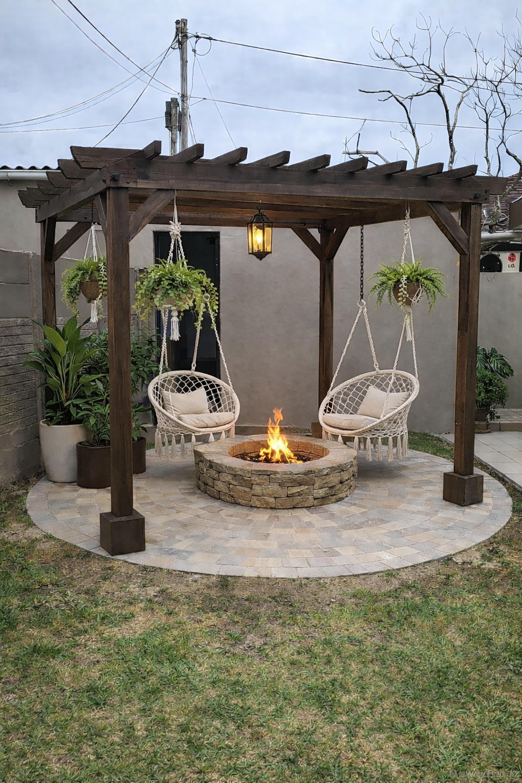 Macrame hanging chair