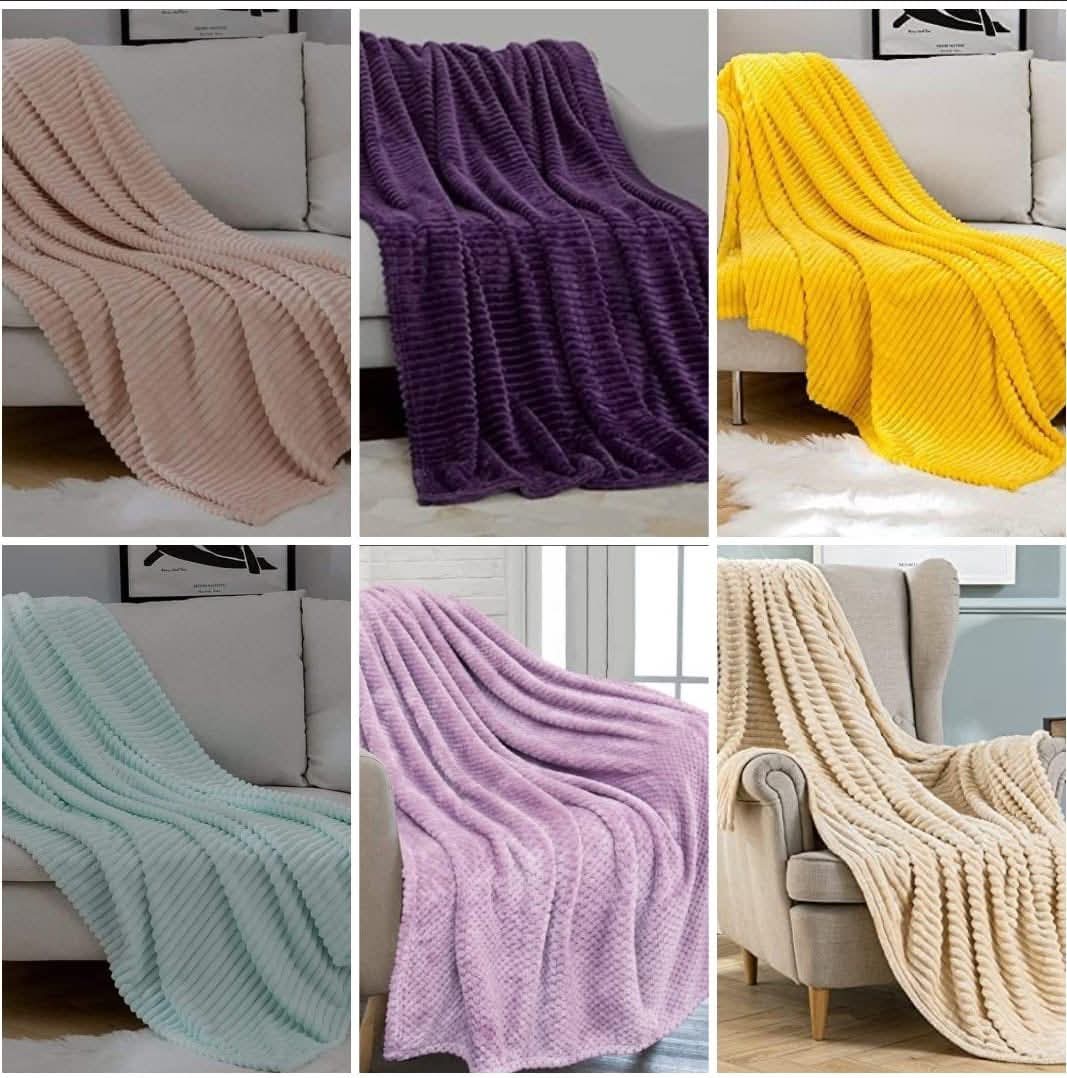 Ribbed Fleece Blanket