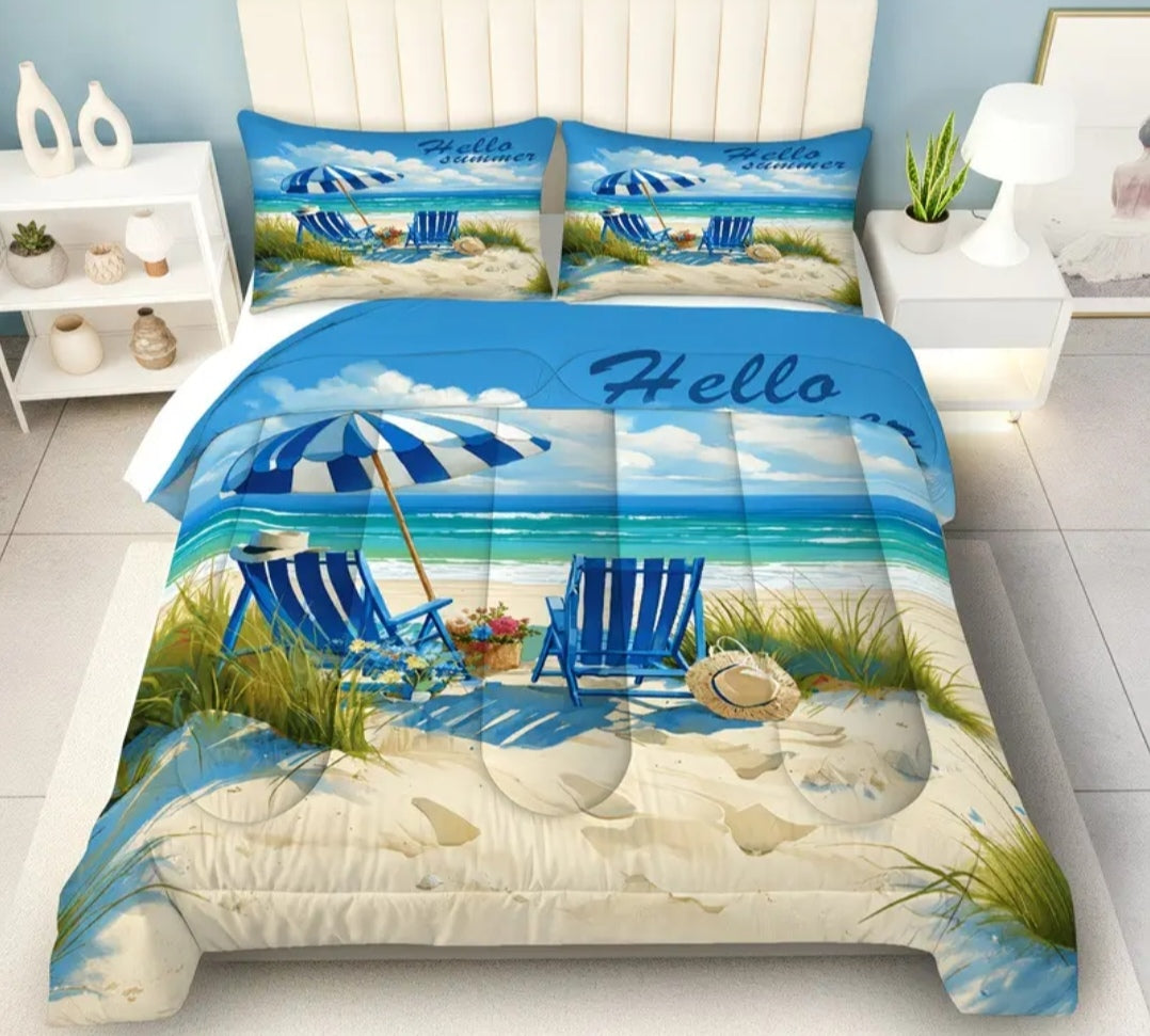 Printed Polyester Comforter Sets