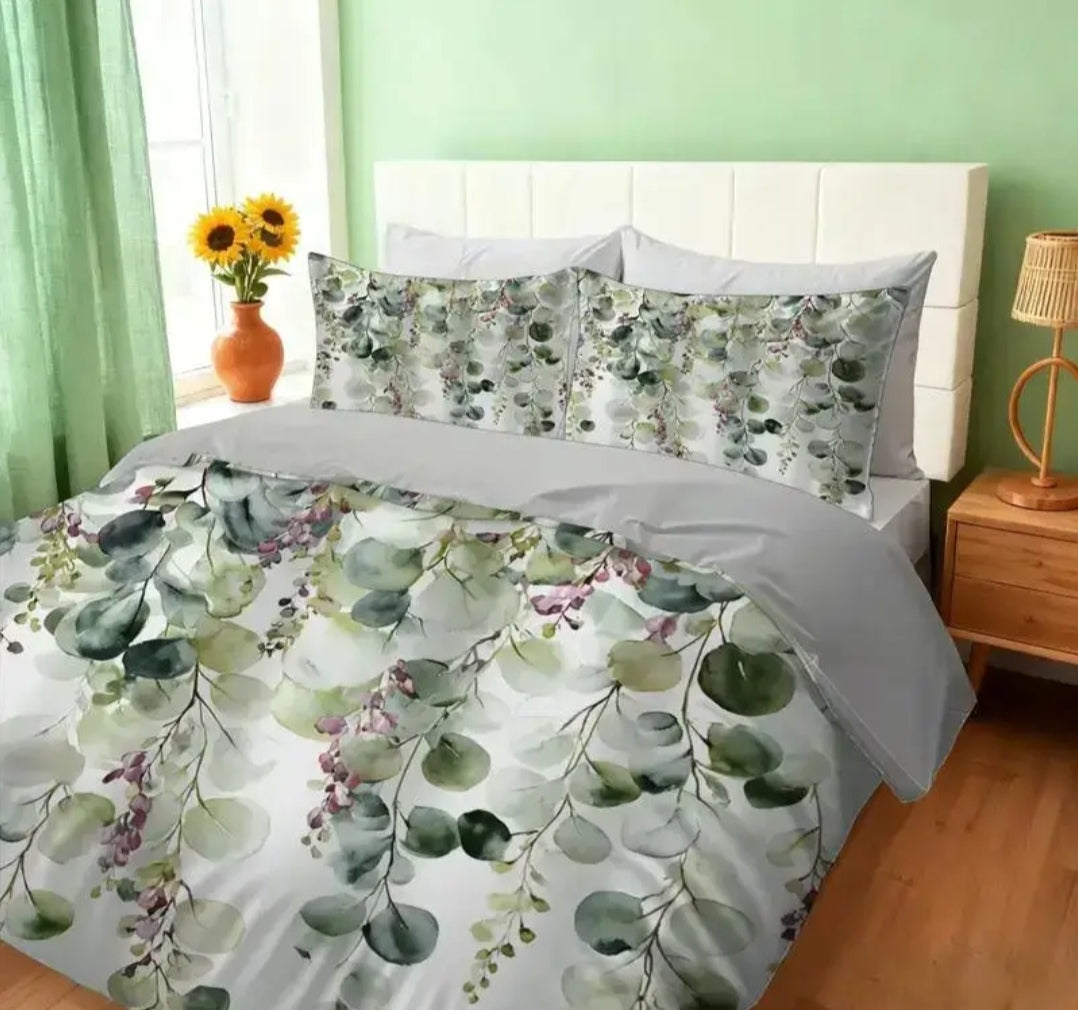 Botanical prints duvet cover sets