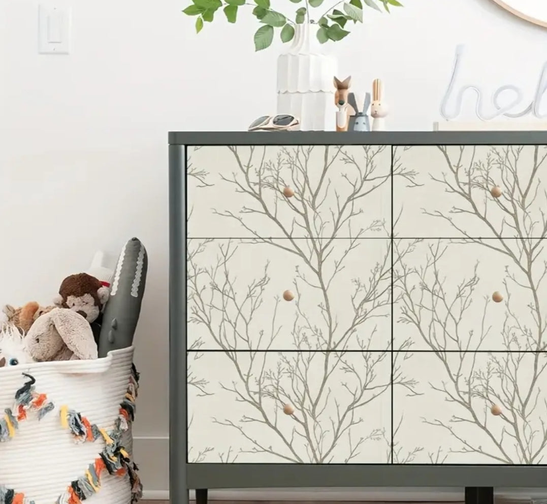 Botanical Wallpaper Collection – Modern Peel and Stick Waterproof Wall Coverings 40x300cm