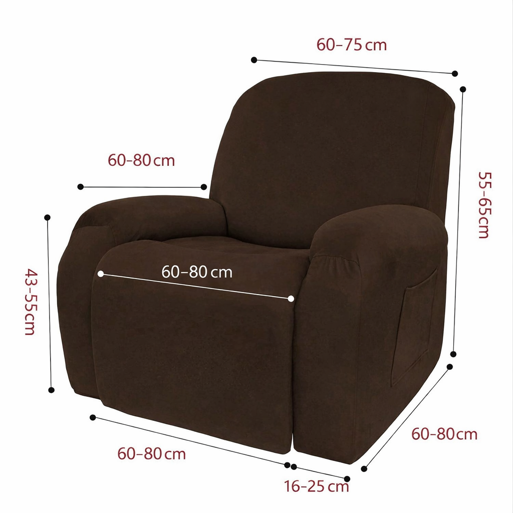 Recliner Chair Slipcover – Stretch Fit, Soft & Washable – Available in 6 Colours