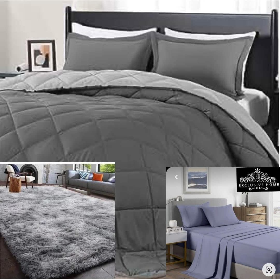 Limited offer 10 pce bedding and carpet set