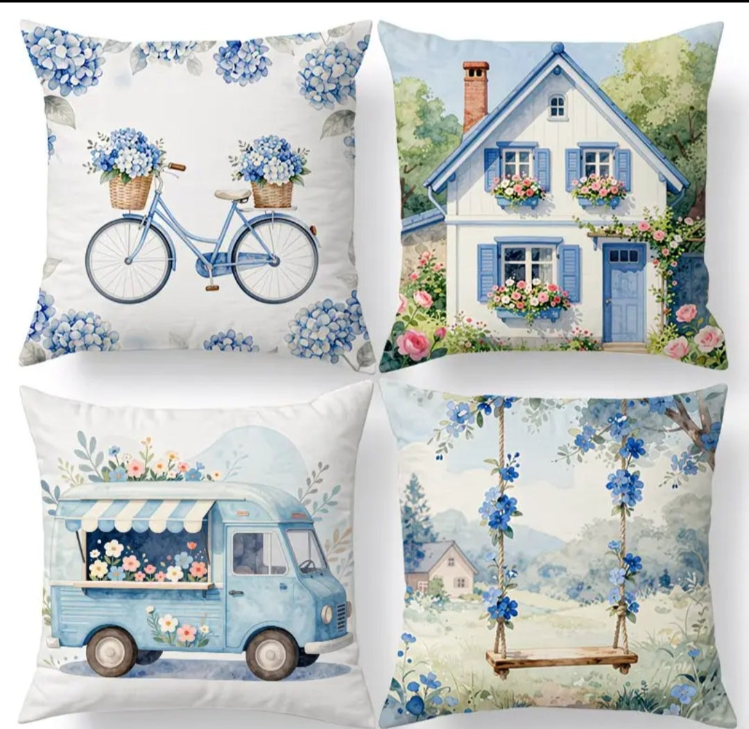 4pce cushion covers 60x60cm each