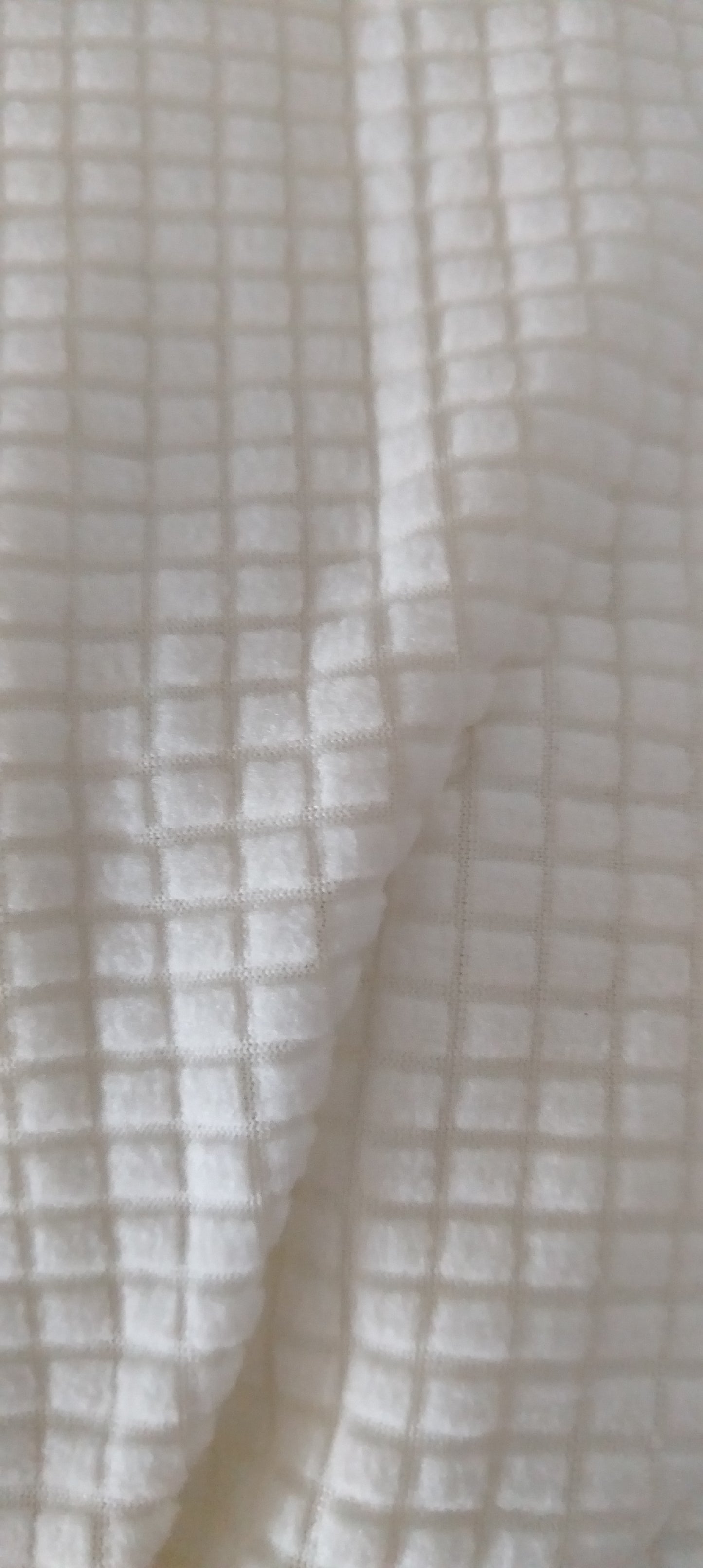 Last One Available – Cream Wingback Chair Cover | Stretch Corn Fleece 2-Piece Full Coverage