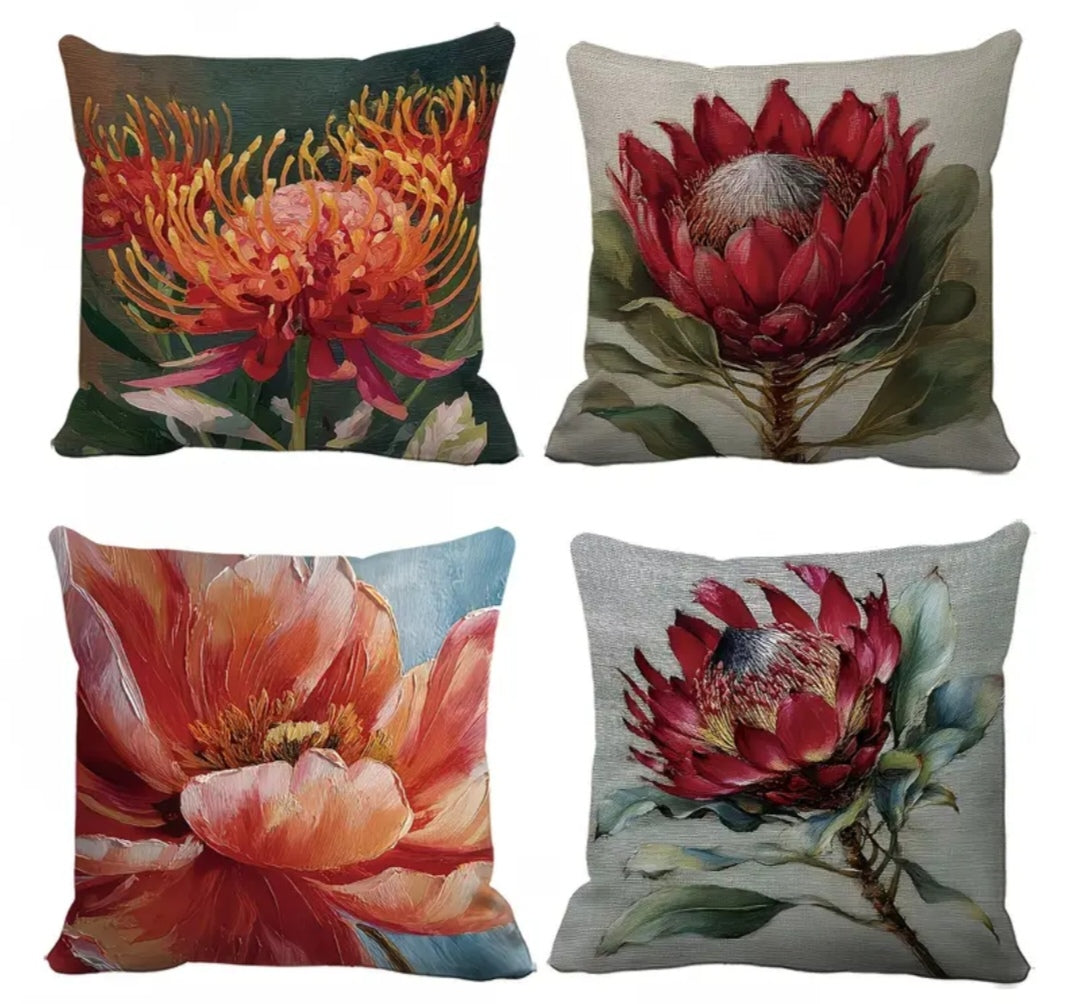 4 Pack Decorative Scatter Cushion Covers 50x50cm