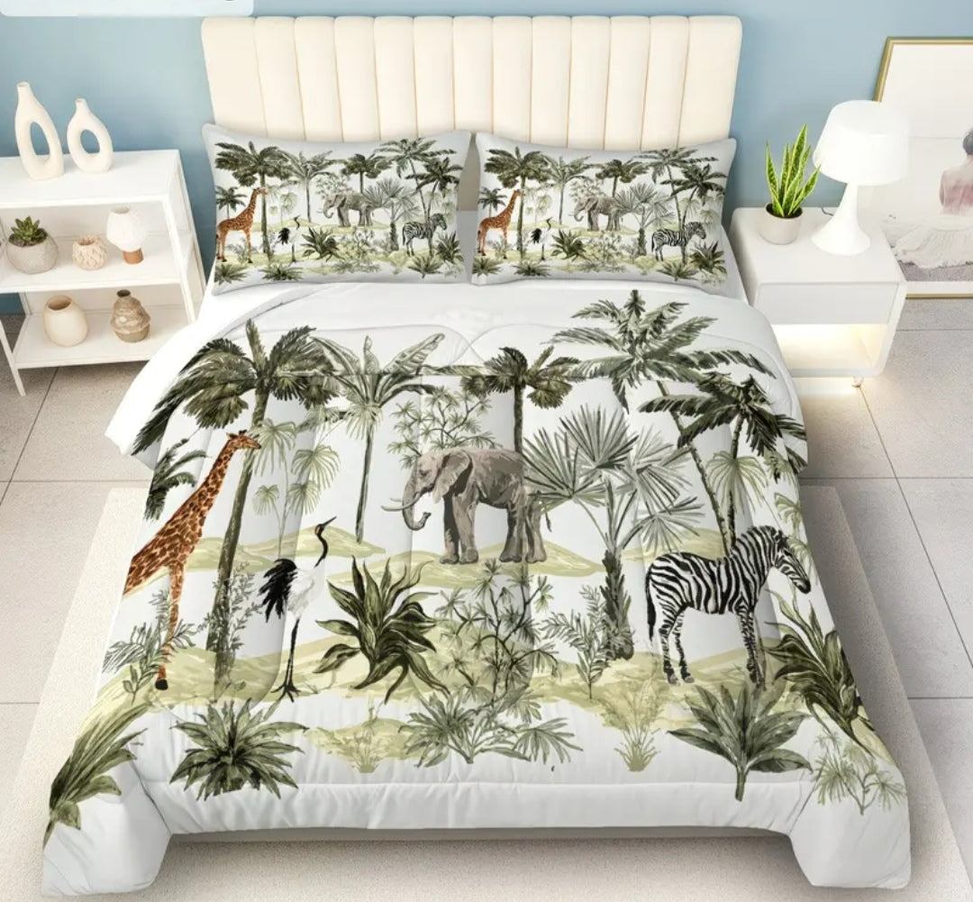 Printed Polyester Comforter Sets
