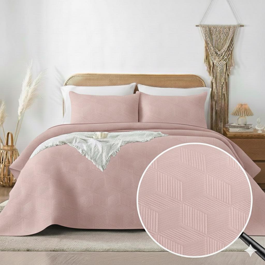 Embossed bedspread