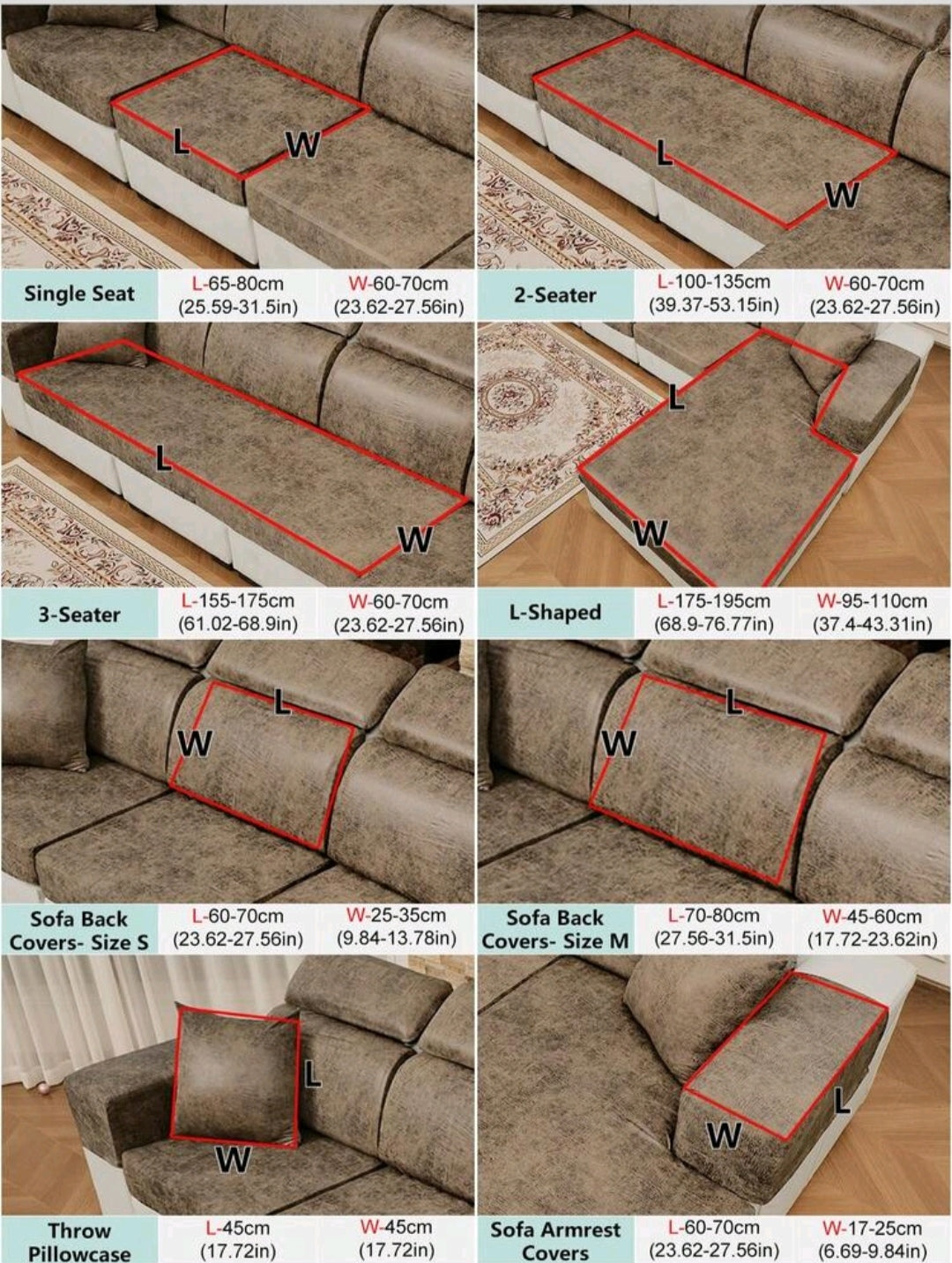 Premium leer-voorkoms slipcovers vir L-vormige lounge suites. Koop individuele stukke van rugleuning tot 3-sitter. Beskikbaar in SA.