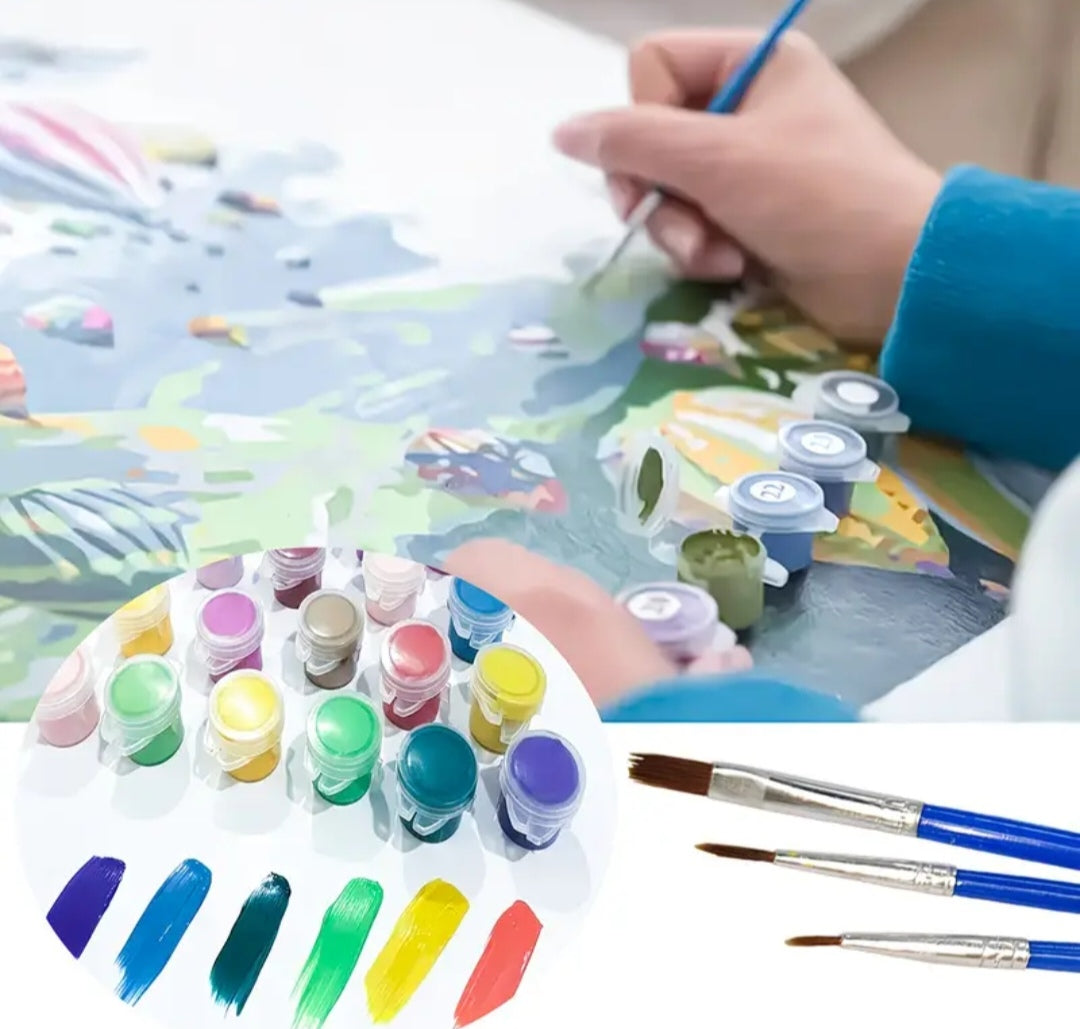 Autumn Forest Path Paint by Numbers Kit – 70 x 40 cm Canvas