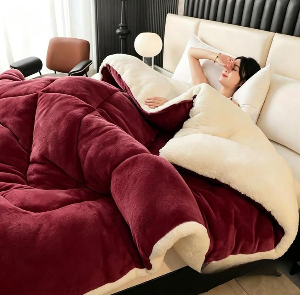 Velvet Fleece Sherpa Comforters