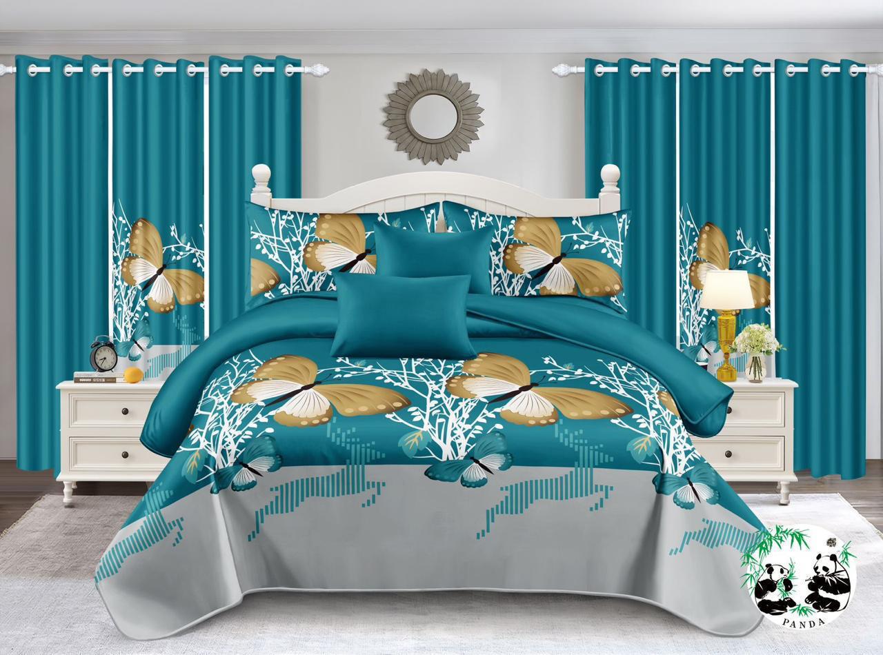 7-Piece Quilt & Curtain Set