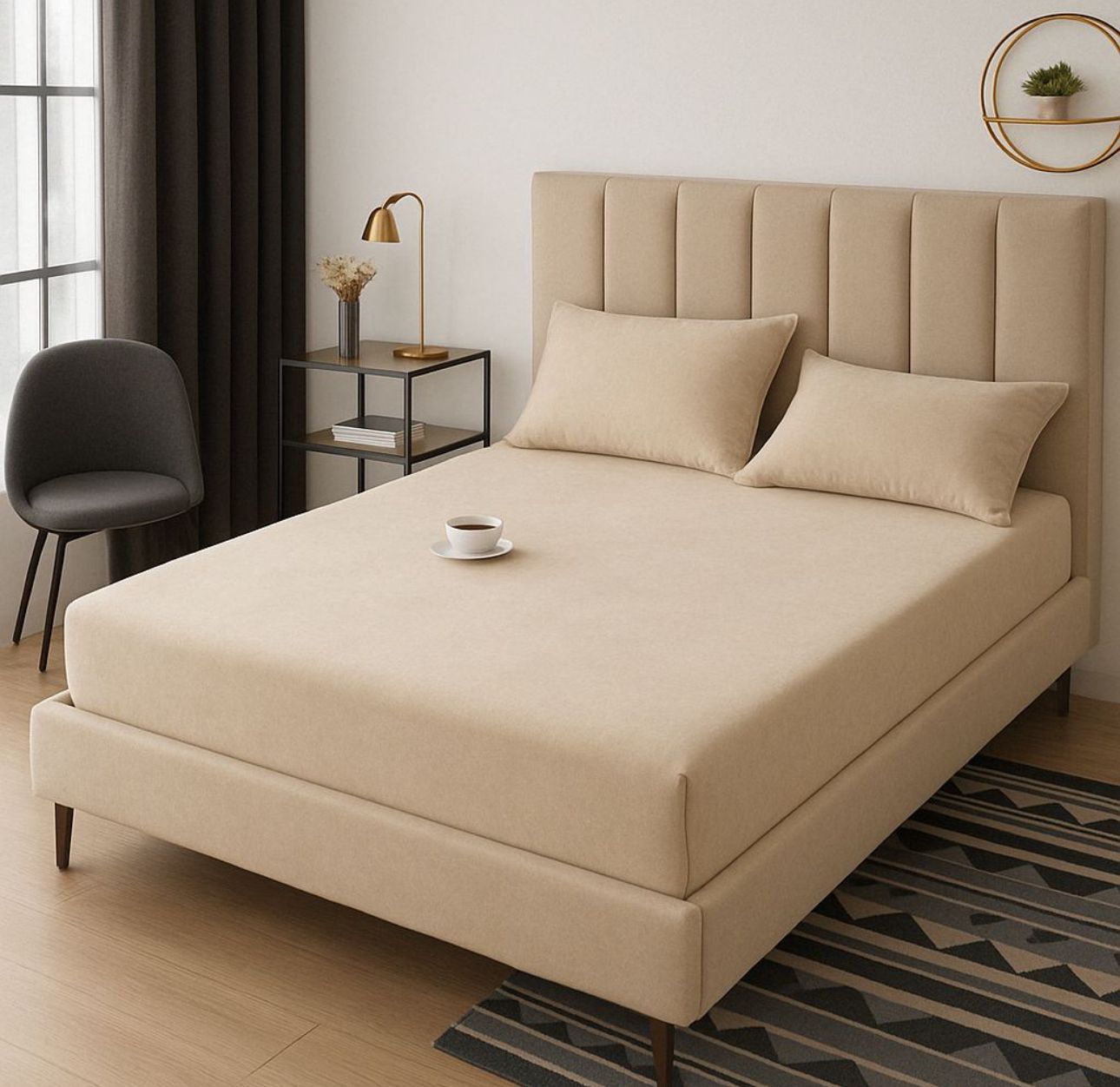 3pcs Velvet Sheet Set (Winter Fitted Set)