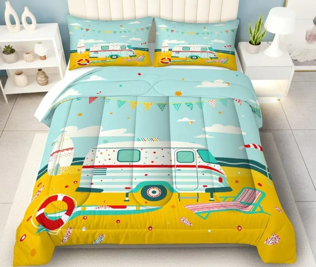 Printed Polyester Comforter Sets