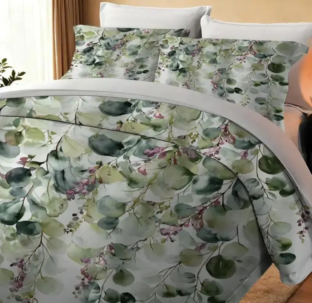 Botanical prints duvet cover sets