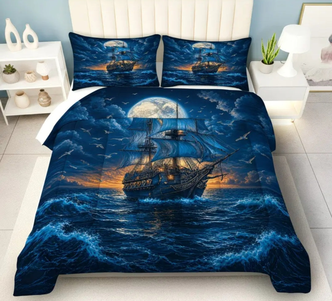 Printed Polyester Comforter Sets