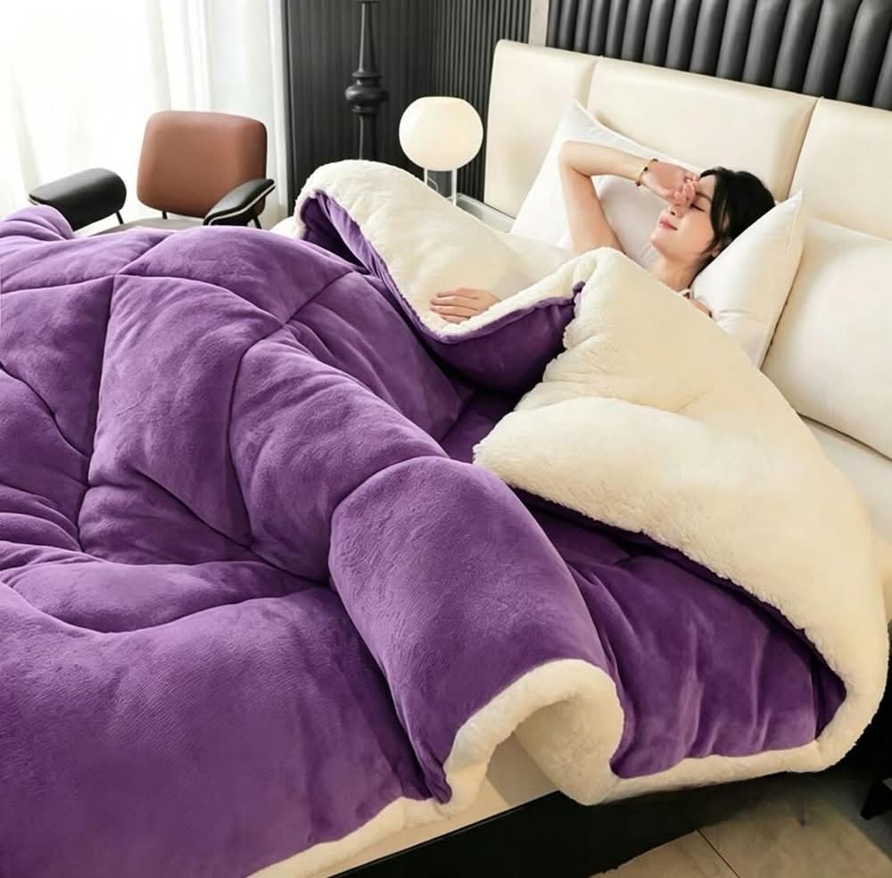 Velvet Fleece Sherpa Comforters