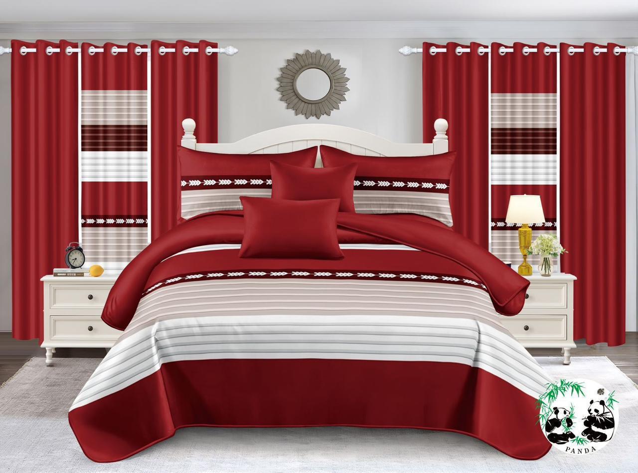 7-Piece Quilt & Curtain Set