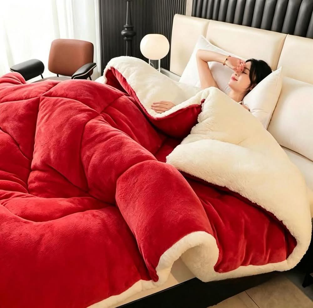 Velvet Fleece Sherpa Comforters