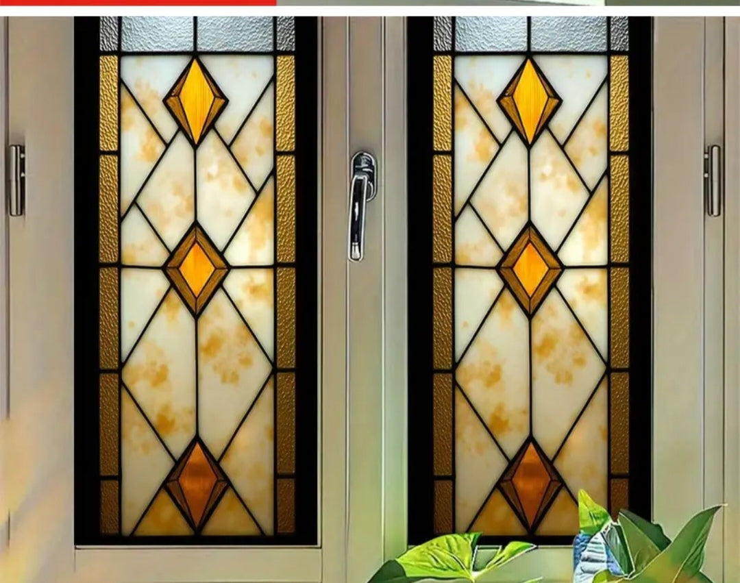 Stained glass affects window film