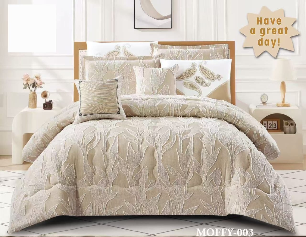 King Size 7 Piece Comforter Set – Luxury Bedding at an Affordable Price