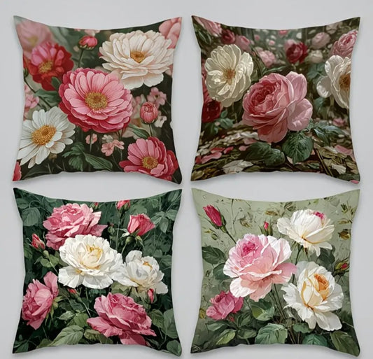 4 Pack Decorative Scatter Cushion Covers 50x50cm