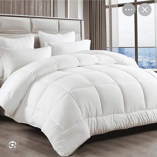 Guests House Collection – 5 Piece King Comforter Set (100% Cotton) – Grey | Hotel Quality Bedding