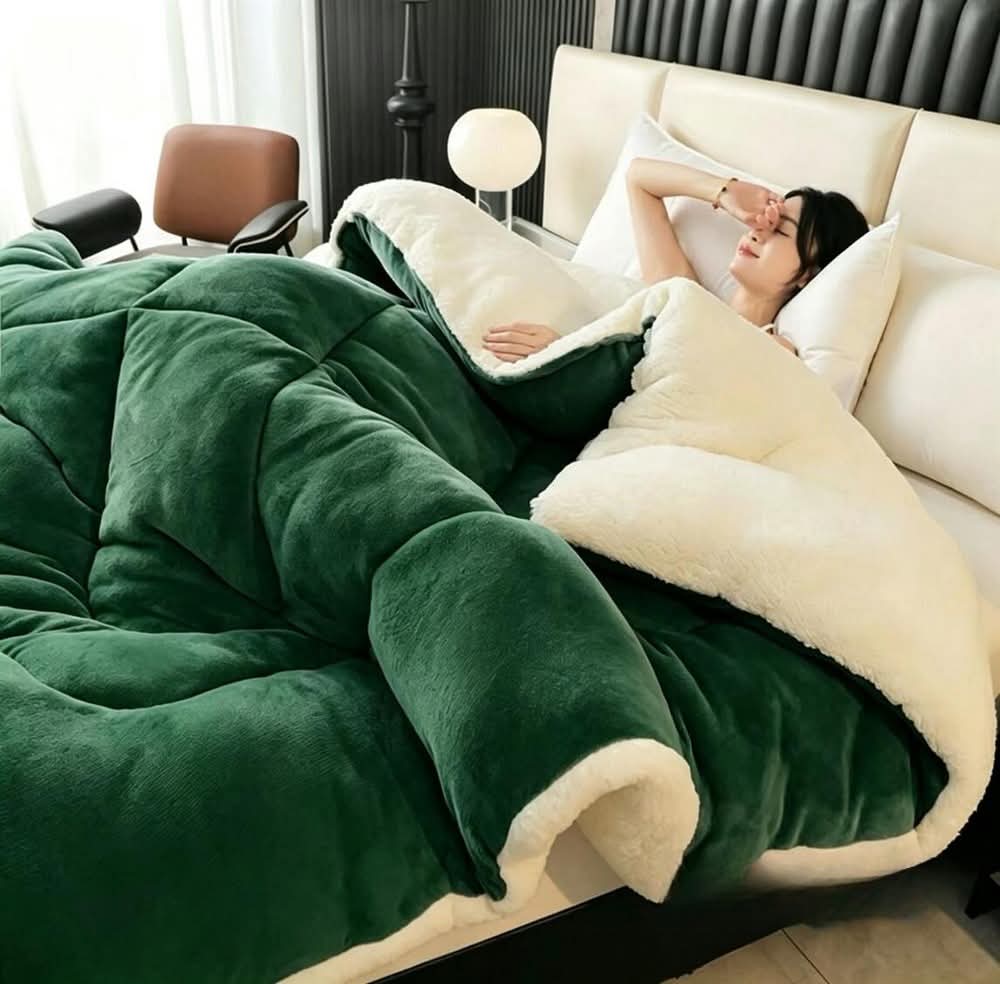 Velvet Fleece Sherpa Comforters