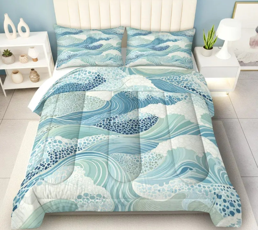 Printed Polyester Comforter Sets